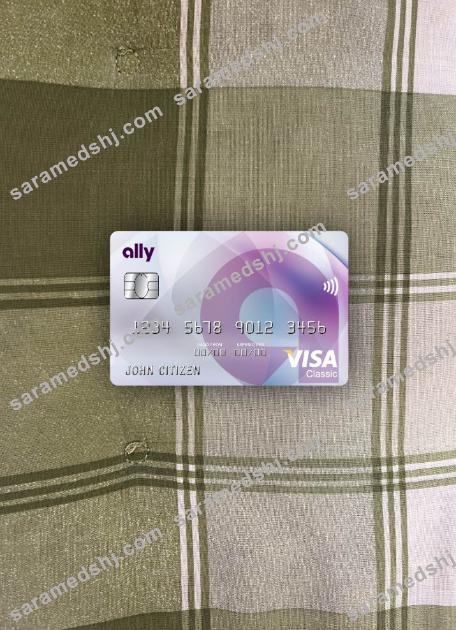 USA Ally bank visa classic card photolook front